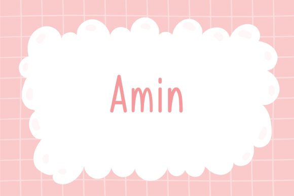 Amin Font: The Friendly Handwritten Typeface for Web Design