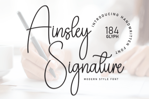 Ashley Signature: A Font that Brings Editorial Projects to Life