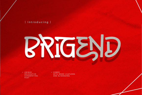 Brigend: A Handwritten Font for Beautifully Crafted Products