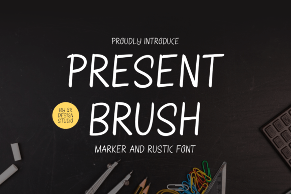 Bringing Warmth to Your Designs with the Present Brush Font