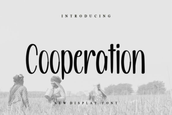 Cooperation: A Casual Font for Editorial Comfort