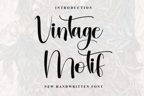 Crafting a Warm and Whimsical World with Vintage Motif Font
