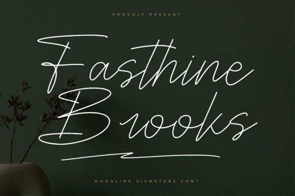 Discover Fasthine Brooks: A Font for Elegant Editorial Design