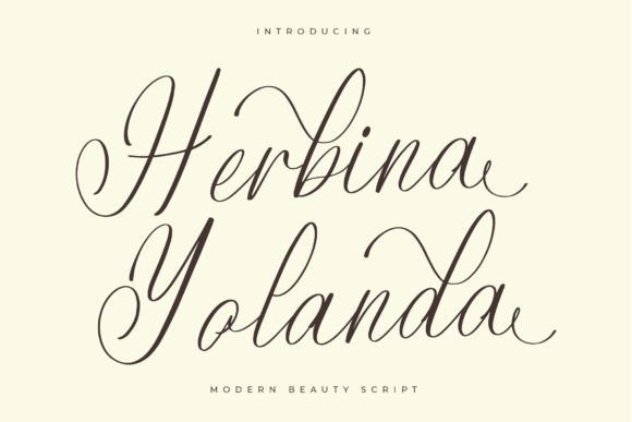Enhancing Web Design with Herbina Yolanda Font