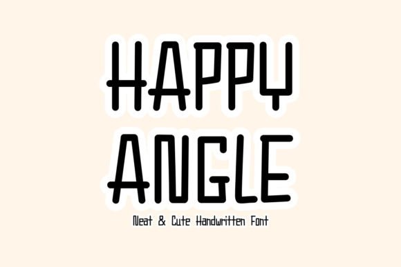 Happy Angle: A Handwritten Font Designed for Digital Engagement