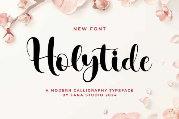 Holytide: A Charming Script Font for Crafters and Creators