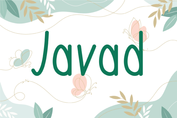 Javad: A Handwritten Font That Makes Editorial Design Feel Personal