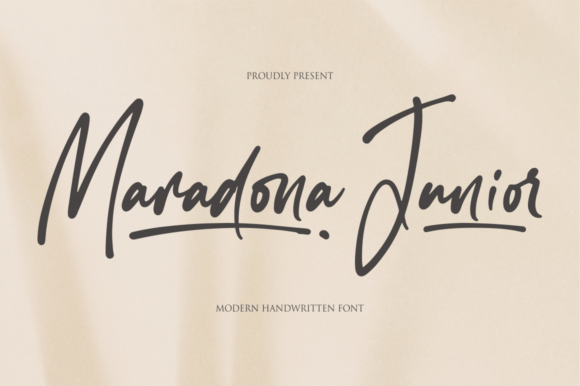 Maradona Junior: A Handwritten Font for Editorial Personality