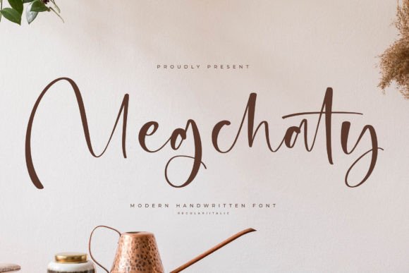Megchaty: A Dazzling Script Font for Elegant Web Design
