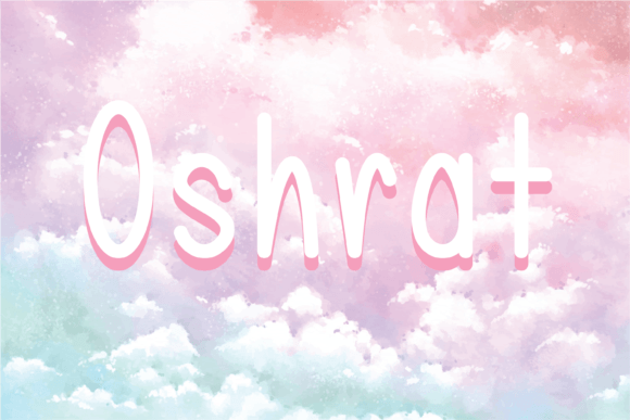 Oshrat: A Friendly Handwritten Font for Editorial Projects