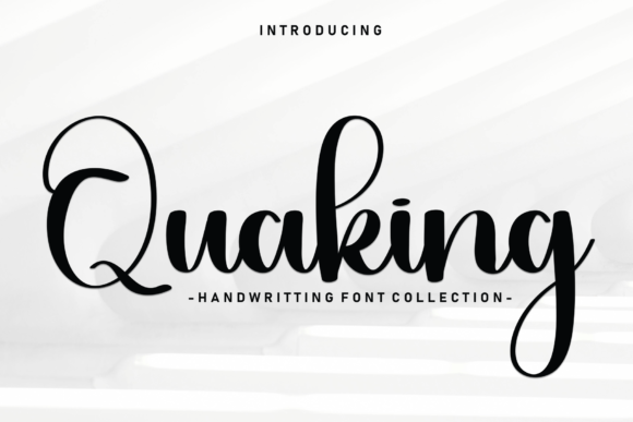 Quaking: A Handwritten Font That Brings Warmth to Web Design
