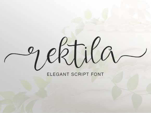 Rektila: A Modern Script Font Built for Sophisticated Branding