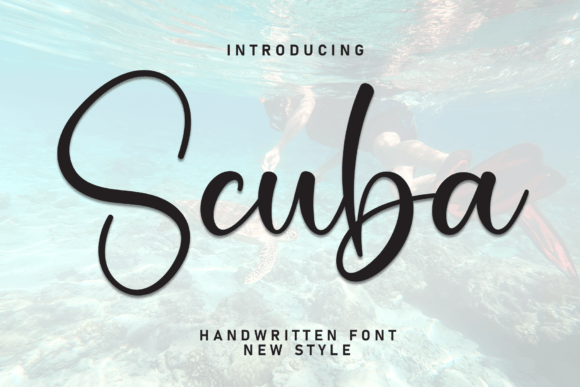 Scuba: A Handwritten Font for Eye-Catching Campaigns