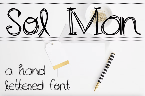 Sol Man Font: The Handwritten Typeface That Makes Your Business Feel Authentic