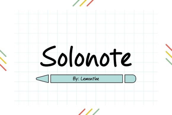 Solonote: A Font That Feels Like Thoughtful Handwriting