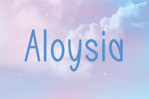 The Aloysia Font: A Friendly Handwritten Typeface for Your Brand
