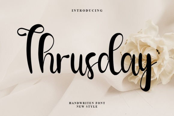 The Thrusday Font: An Elegant Typeface for Modern Branding