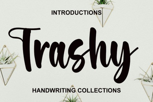 Trashy: A Font Designed for Modern Digital Campaigns