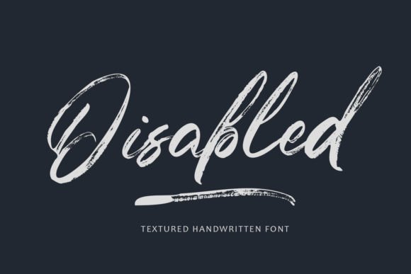 Using the Disabled Font for Authentic Branding Projects