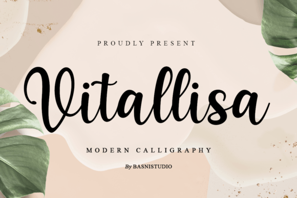 Vitallisa: A Modern Calligraphy Font for Elegant Editorial Design