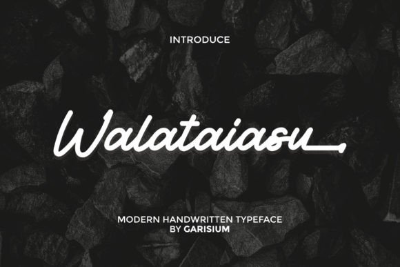 Walataiasu: A Script Font That Elevates Digital Branding